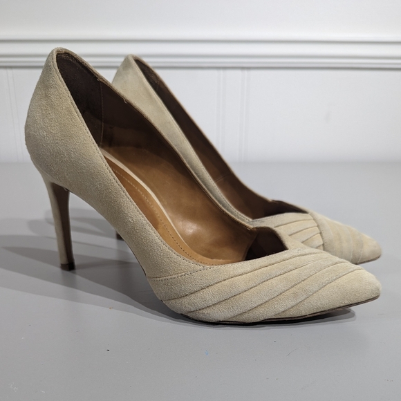 IRO suede beige pump - Picture 3 of 12